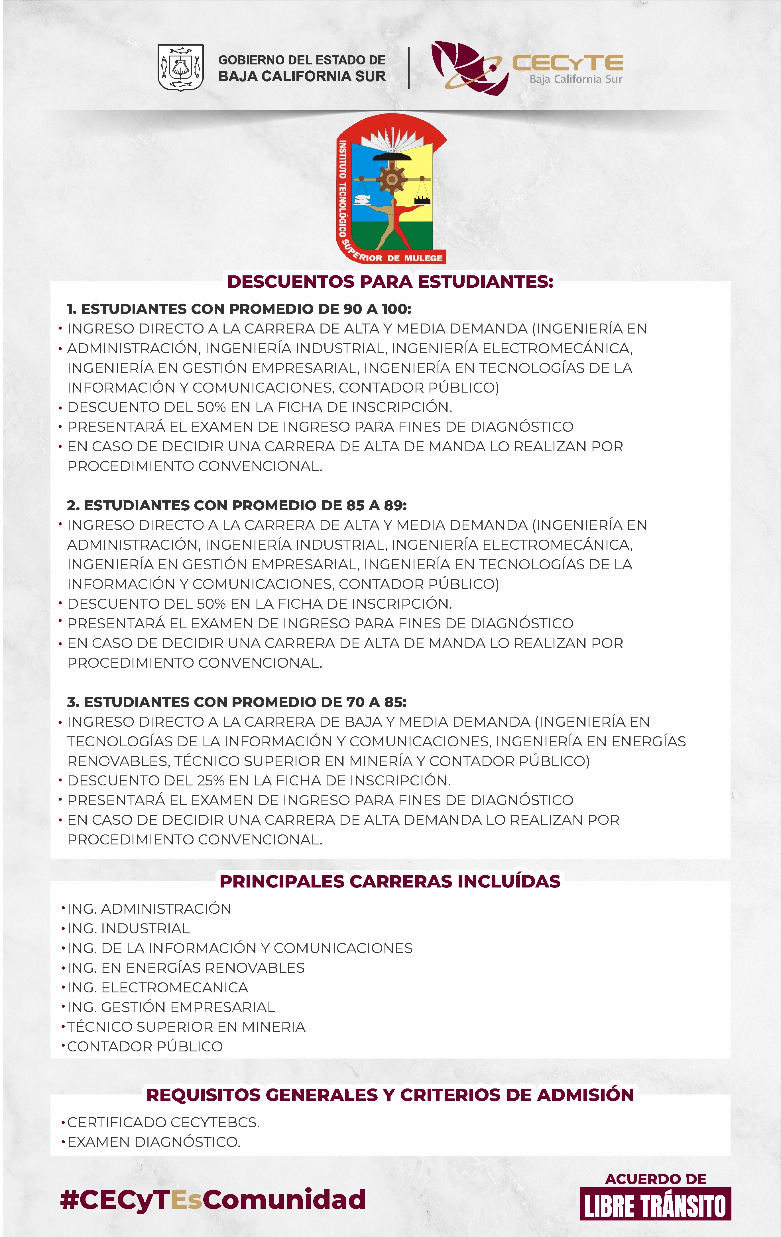 Información Universitaria - ITSM Mulegé